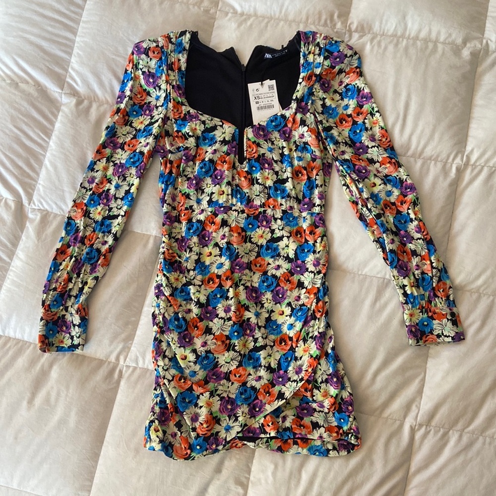 Floral mini dress